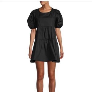 NWT LOVE ADY cotton black dress M